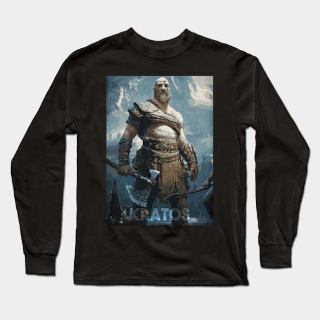 Kratos Long Sleeve T-Shirt by Durro